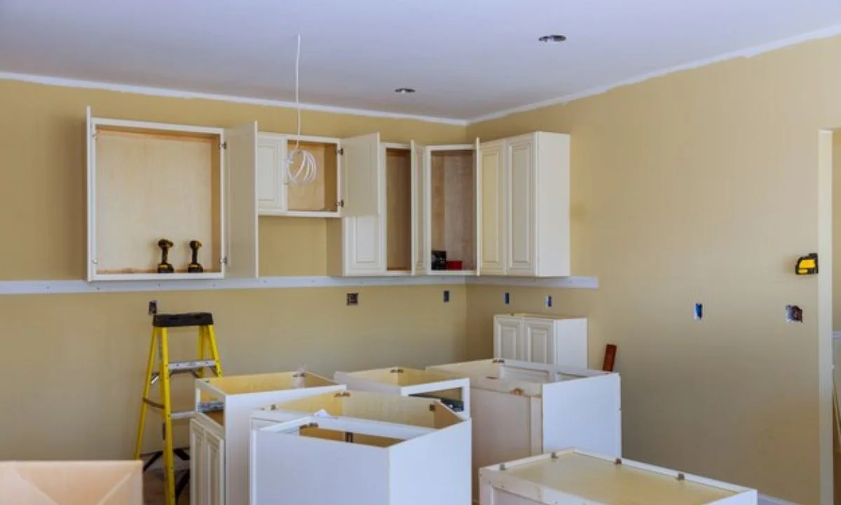 Painting Kitchen Cabinets Before and After