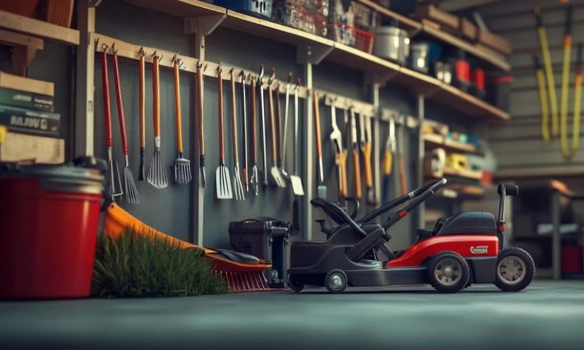 How to Store Lawn Mower in Garage