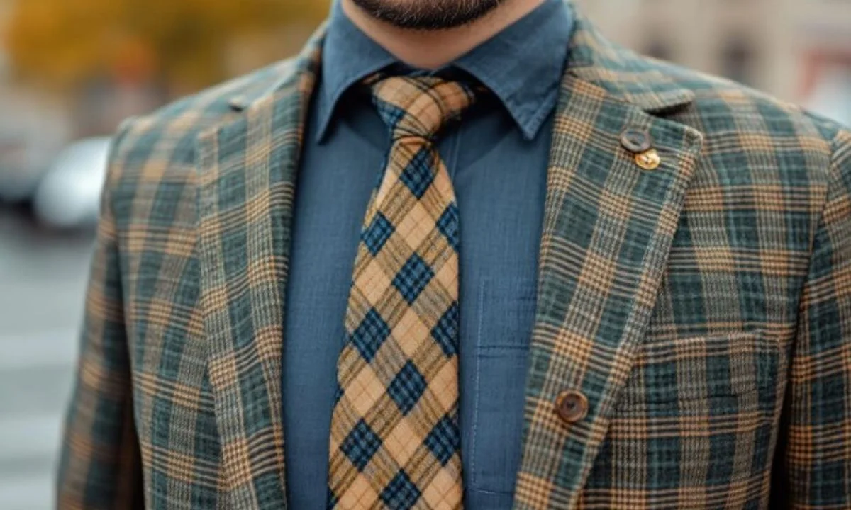 What Kind of Tie Goes with a Checkered Jacket