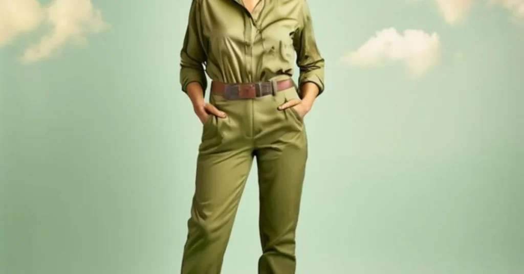 What to Wear with Olive Green Pants Female