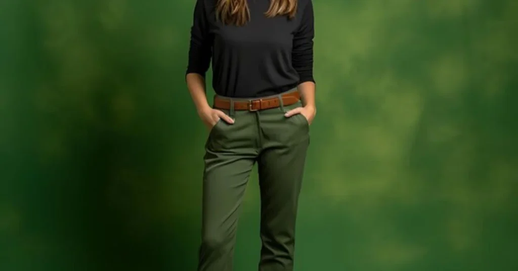 What to Wear with Olive Green Pants Female